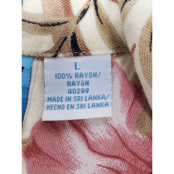 Bahama Beach Dress Women Large Multi-Color Maxi Hawaiian Tropical Coconutgirl - Picture 11 of 12